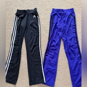 Lot Of 2 pairs - Girls Climalite Adidas Leggings, size 7/8. Flared ankle